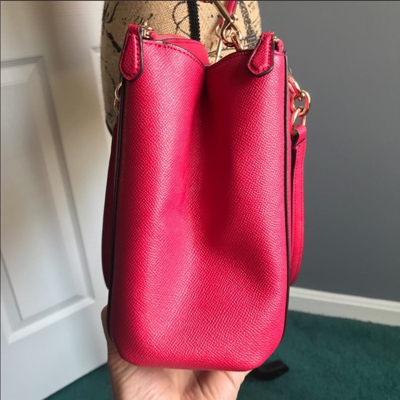 Coach Small Christie Crossgrain Carryall Satchel - Picture 6 of 8